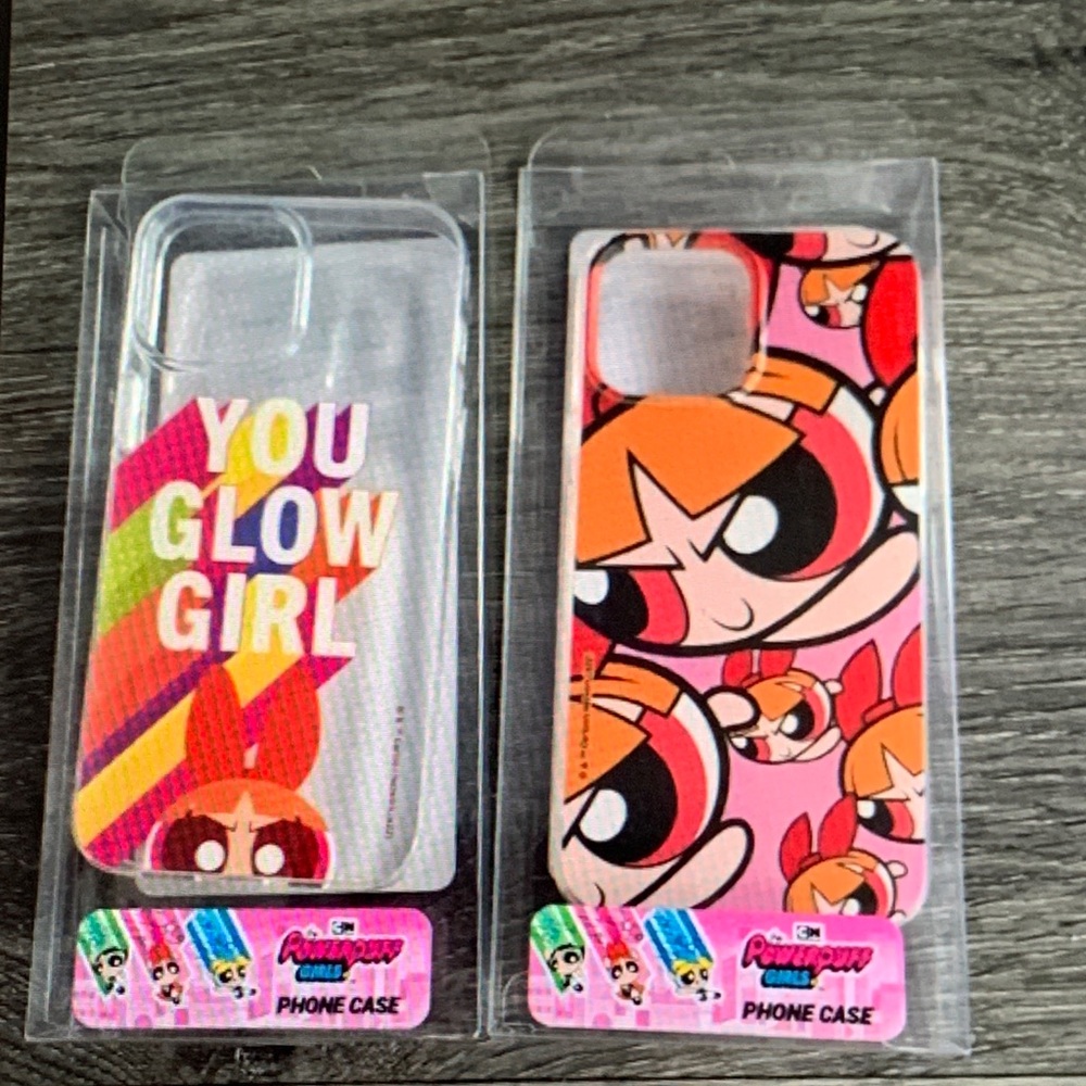 Pink and Multicolor Phone Case
